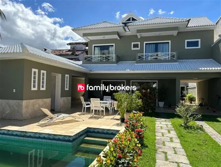 CASA DUPLEX DE 5 SUÍTES | ÁREA DE LAZER | 475 m² – BARRA DA TIJUCA.