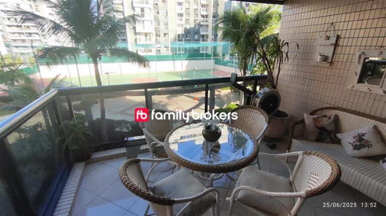 Luxo, conforto e exclusividade no Condomínio Santa Mônica – Barra da Tijuca! 2 suítes