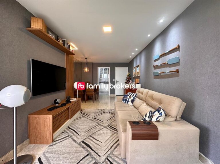 APARTAMENTO TOTALMENTE REFORMADO E MODERNIZADO DE 90M² | 3 QUARTOS – RECREIO.